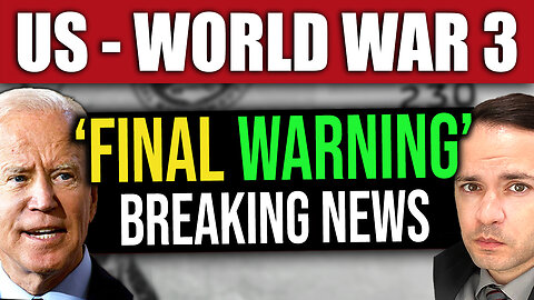 BREAKING: “FINAL WARNING” U.S. to Iran (WORLD WAR 3)