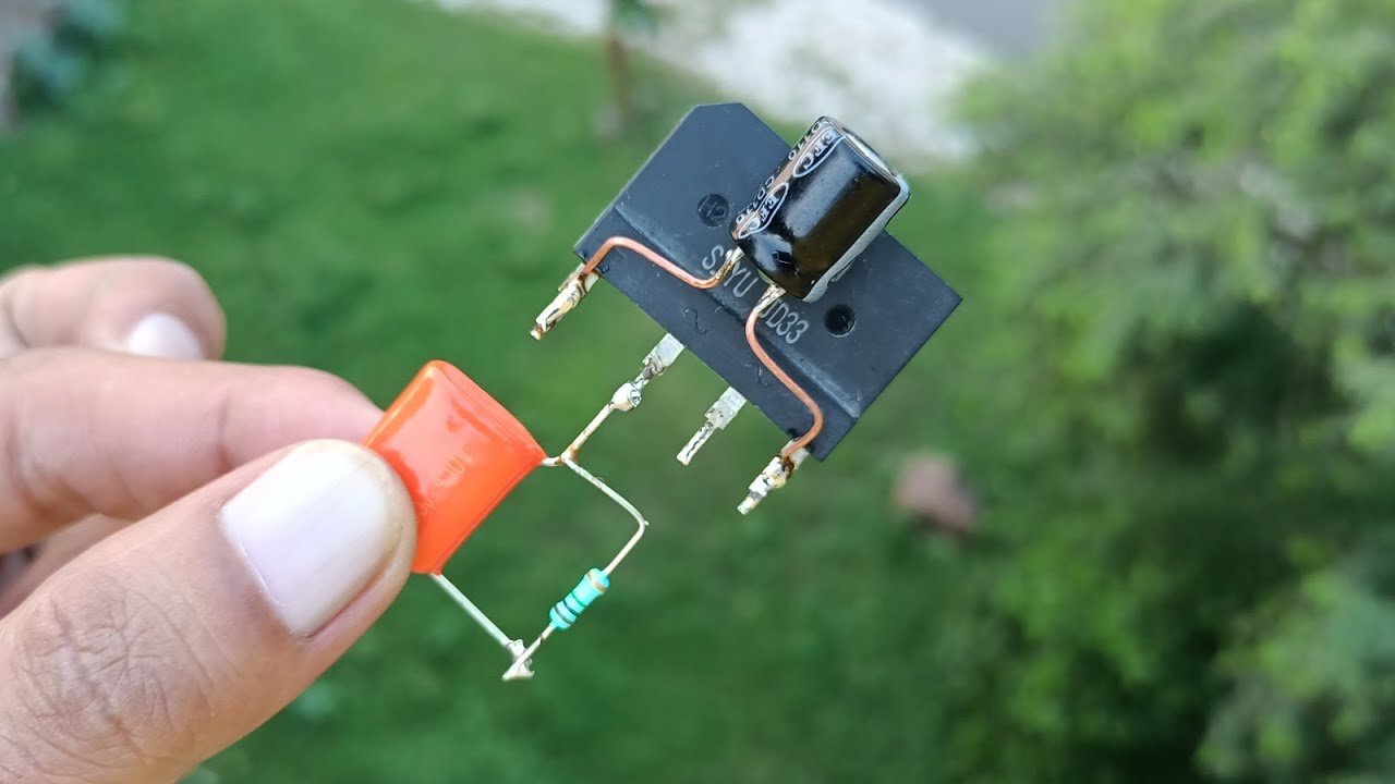 DIY 12v LED DRIVER WITH 220V AC SUPPLY USING BRIDGE RECTIFIER