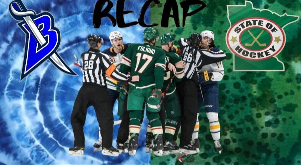 My Minnesota Wild at Buffalo Sabres game 37 recap. 1-7-23