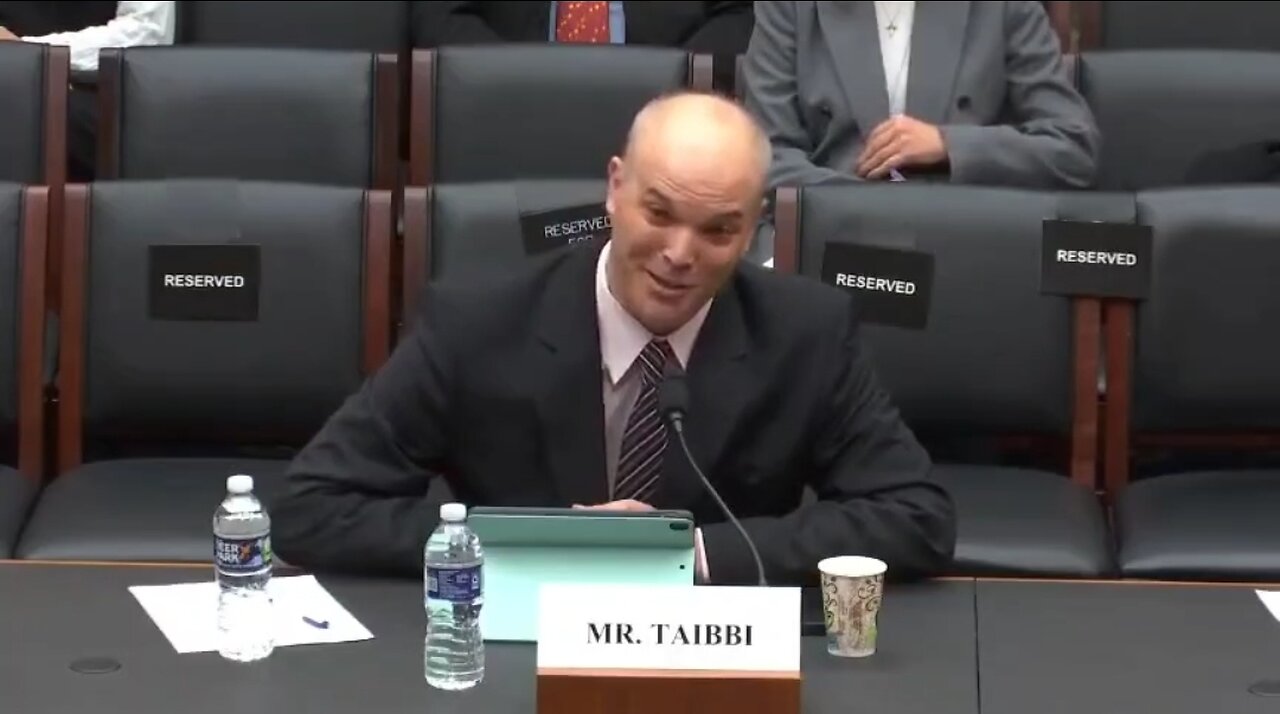 Rep Jim Jordan Laughs As Matt Taibbi Hits Back At Dem Rep Plaskett