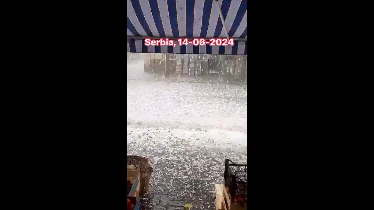 A massive hailstorm has recently hit Serbia, causing widespread damage across various regions