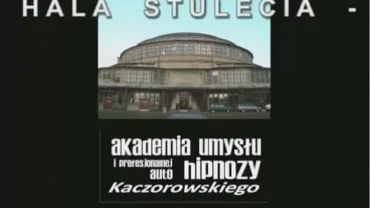 ZBIOROWY SEANS HIPNOZY UZDRAWIAJĄCEJ - ROZWÓJ DUCHOWY I OSOBISTY - HALA STULECIA /2008 © TV IMAGO