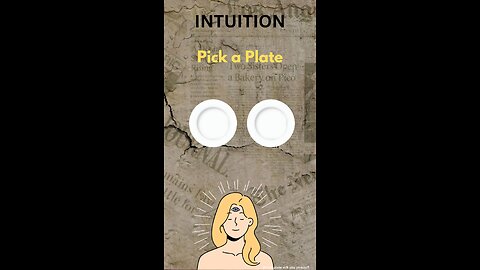 Which plate will you pickup? #intuition
