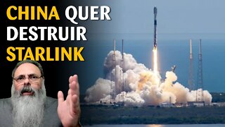 CHINA está preocupada e planeja DESTRUIR a STARLINK do ELON MUSK