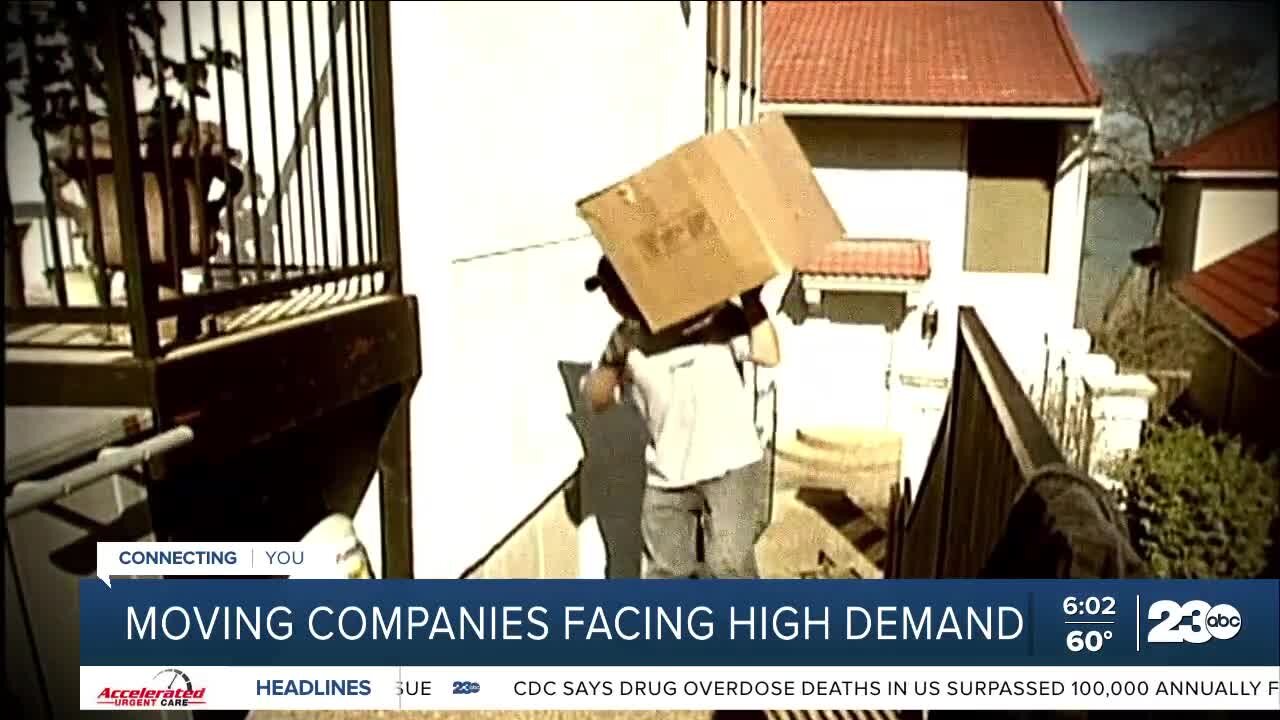 Moving companies facing high demand