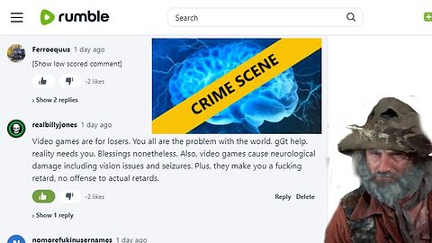 PSA: Video Games make you retarded. No offense to actual retards. PLEASE SHOW THIS TO YOUR KIDS! 👀