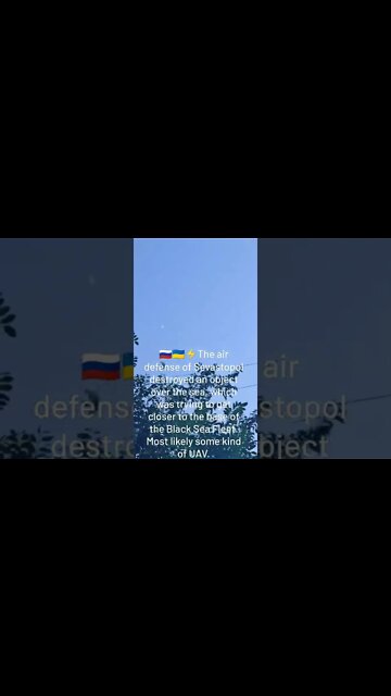 🇷🇺🇺🇦⚡Air Defense Of Sevastopol Destroyed An Ukrainian UAV Over The Sea Near The Black Sea Fleet Base
