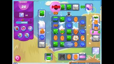 Candy Crush Level 2439 Audio Talkthrough, 3 Stars 0 Boosters