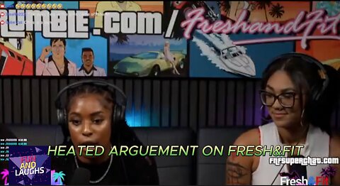 Heated Argument on Fresh&Fit (Donovan Sharpe Vs A Girl)