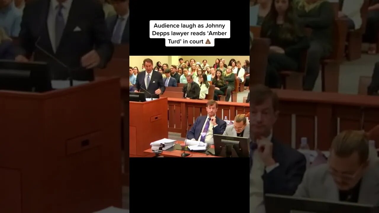 Amber T[u]rd Excuse me Amber Heard is READ in court #justiceforjohnnydepp 😂