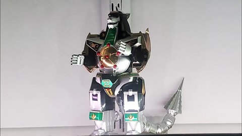 Den Knight Reviews: Soul of Chogokin Dragonzord #powerrangers #review #mmpr #megazord #90s #unboxing