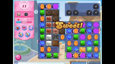 Candy Crush Level 2582 Audio Talkthrough, 2 Stars 0 Boosters