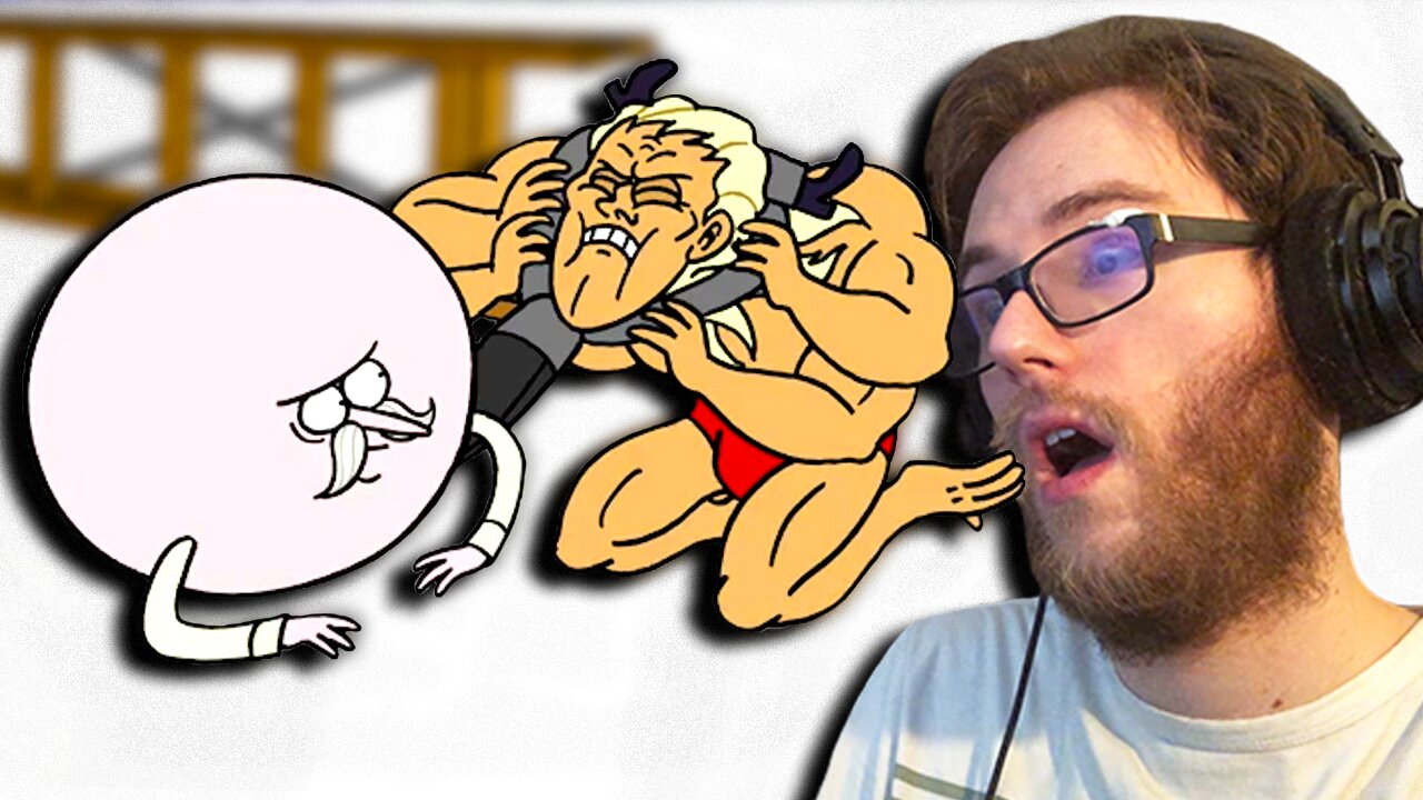 REALLY REAL WRESTLING | Regular Show Reaction