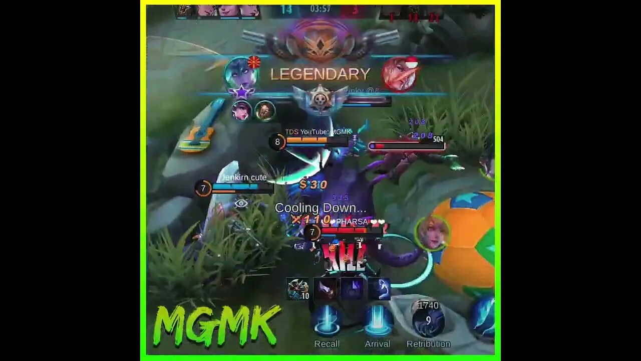 Karina Triple Kill 🔥🔥 MGMK Highlights TikTok Mobile Legends