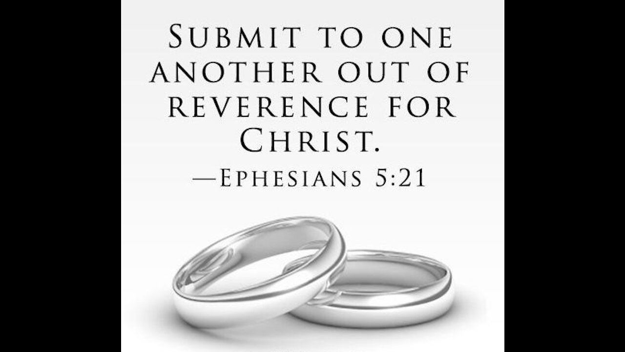 Marriage, the shadow of our marriage to Christ.