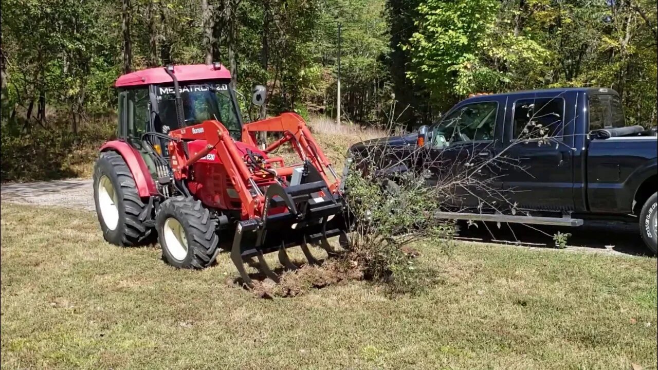 Tractor Grapple bucket First Mission Kentucky Homestead