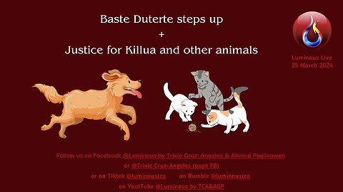 Baste Duterte steps up + Justice for Killua