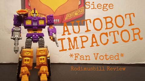 Siege AUTOBOT IMPACTOR War For Cybertron Deluxe Transformers Review *Fan Voted*