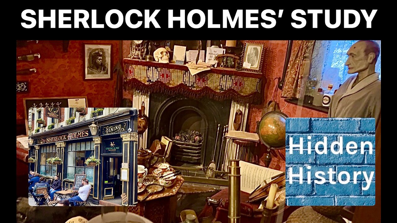 Visiting ‘Sherlock Holmes’ in a historic London pub