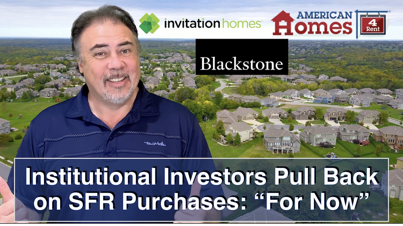 Institutional Investors Pull Back on SFR Purchases: "For Now" - Housing Bubble 2.0