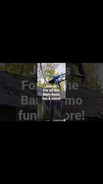 barn demolition and salvage op