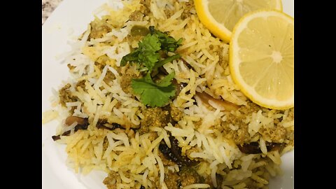 Flavorful Beef Biryani /Keema Biryani Recipe