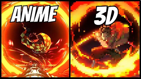 REMASTERED Iconic Anime Moments, But in 3D