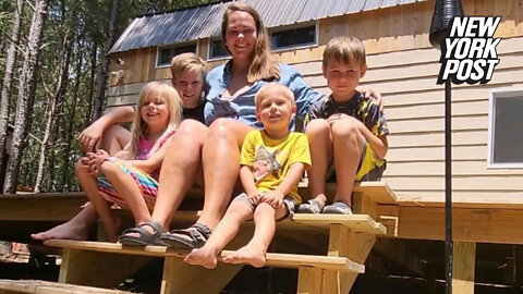 'My family of six lives in a toolshed, use a bucket as a toilet and love it'