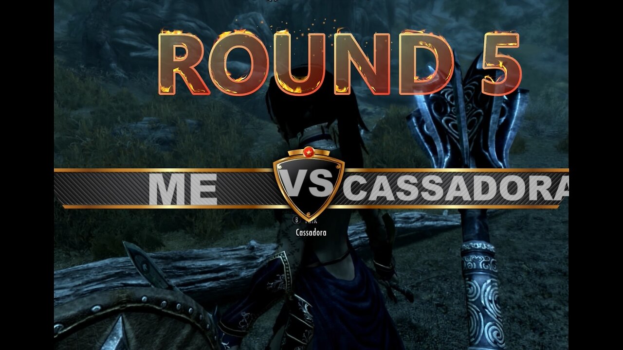 Follower Sparring in Skyrim 10 Cassadora