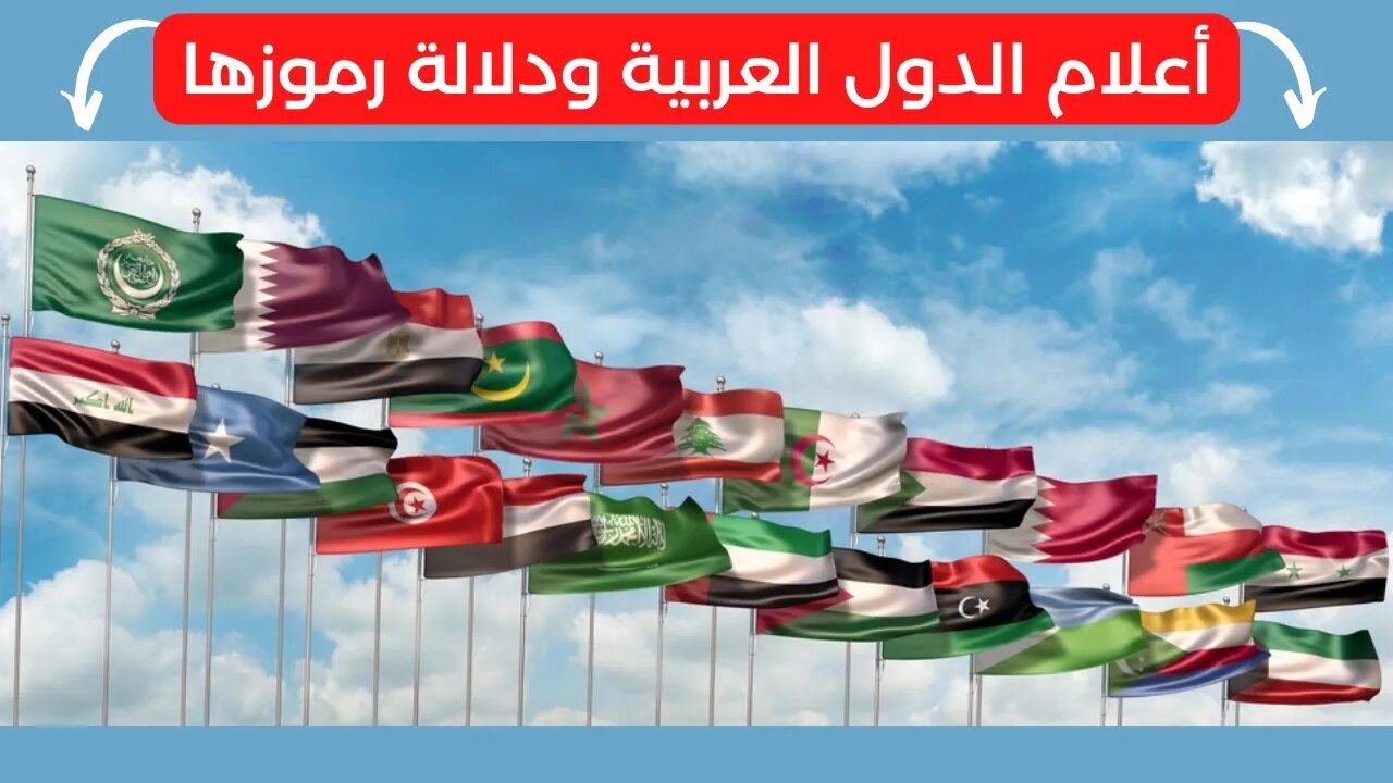 أسباب اختيار ألوان أعلام الدول العربية ودلالة رموزها - Flags of Arab countries