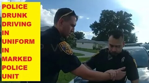 On Duty Police Driving Marked Unit While Drunk & 3 Times Over Limit - How Did Police Handle It?