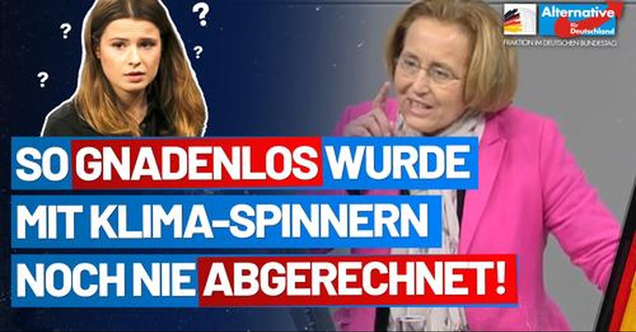 Beatrix von Storch: Abrechnung mit Klima Spinnern