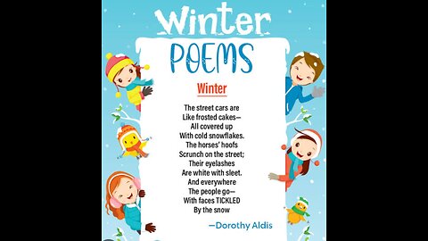 Poem for Children's