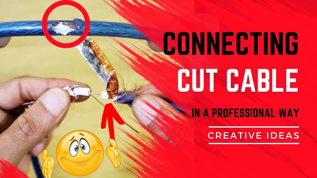 creative things ideas | Connect the cut shower cable in professional way guarantees signal strength