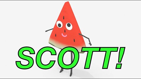 Happy Birthday SCOTT! - WATERMELON Birthday Song