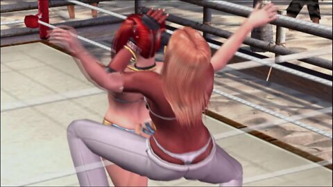 Rumble Roses - Aysha vs Candy