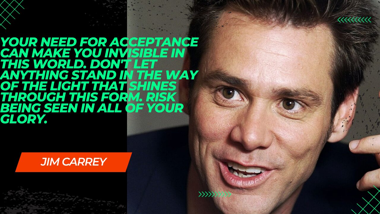 Jim Carrey's Powerful Motivational Speech: Embracing Your Authenticity