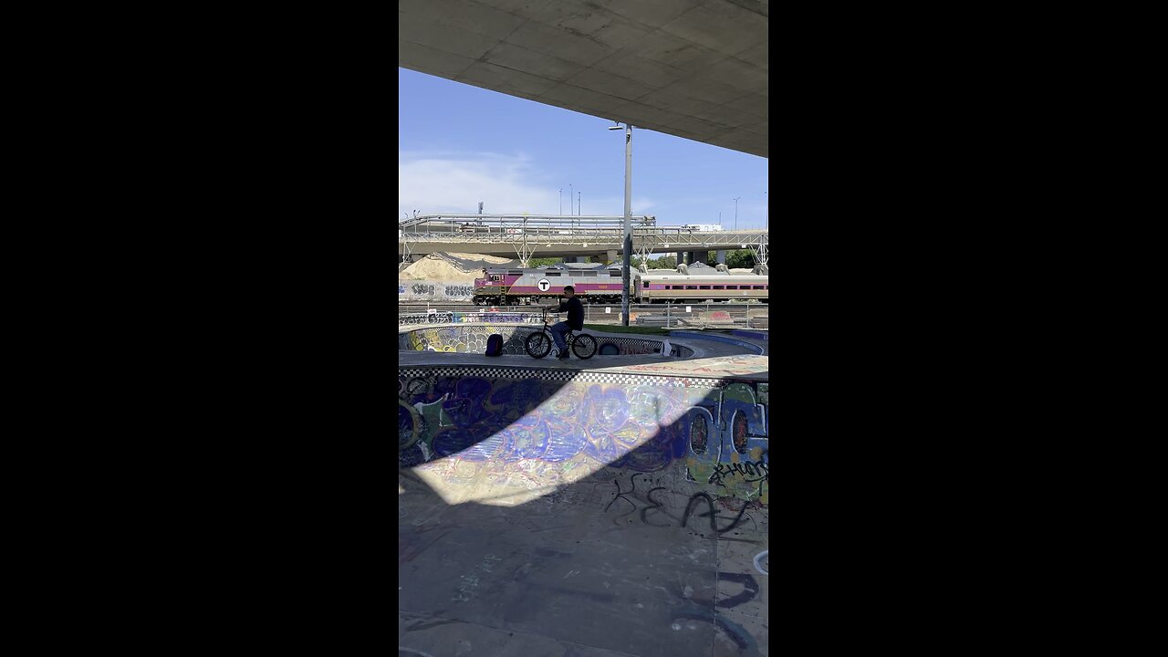 Boston skate park and T MBTA ππ΄πΌπ΄πΉ