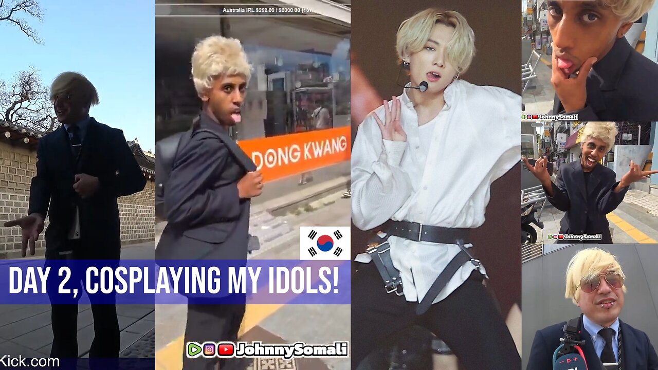 Cosplaying as Black Jungkook in Seoul! π°π·