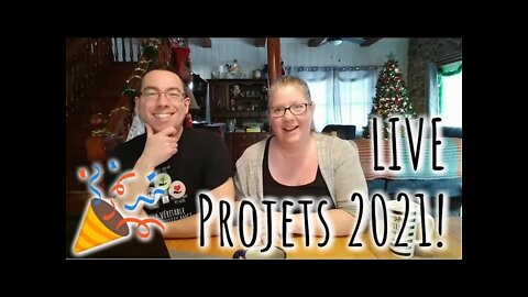 🎉🎈 LIVE du Jour de l'an 2021 - Nos PROJETS 2021 😁🍻