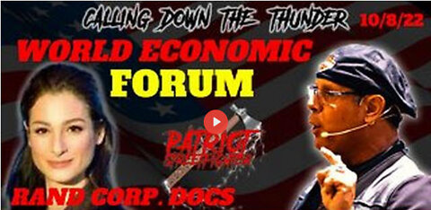 October 8, 2022 World Economic Forum, Rand Corp. Docs with Mel K