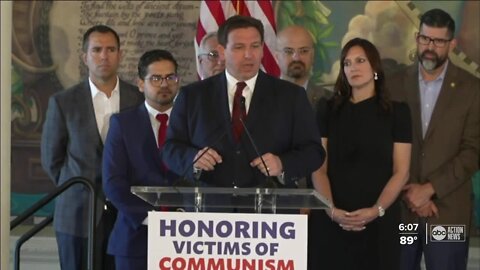 Gov. DeSantis signs bill to designate part of W. Columbus Drive for local survivor of communism