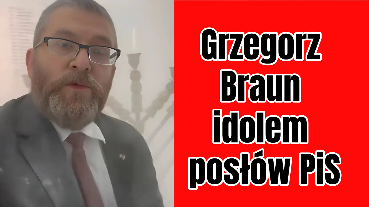 Grzegorz Braun idolem posłów PiS. źródło salon24.pl