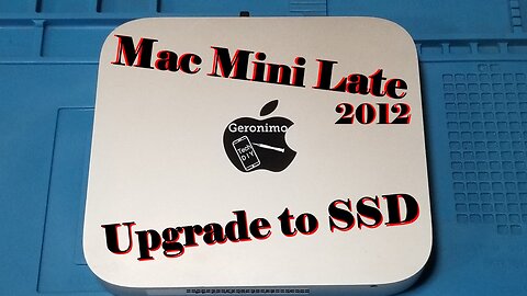 How to do Mac Mini Late 2012 Upgrade SSD