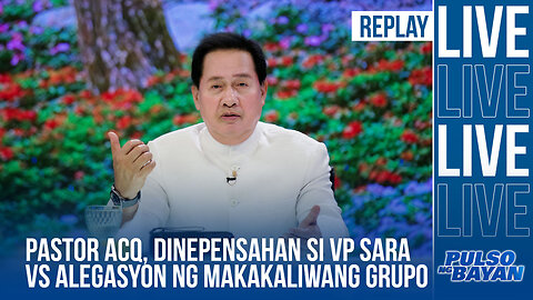 Pastor Apollo, dinepensahan si VP Sara vs alegasyon ng makakaliwang grupo