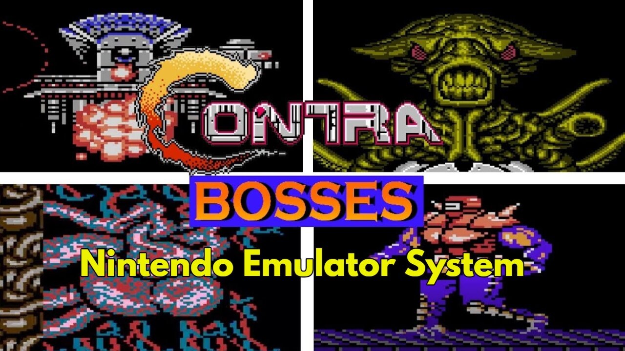 Contra All Bosses No Demage