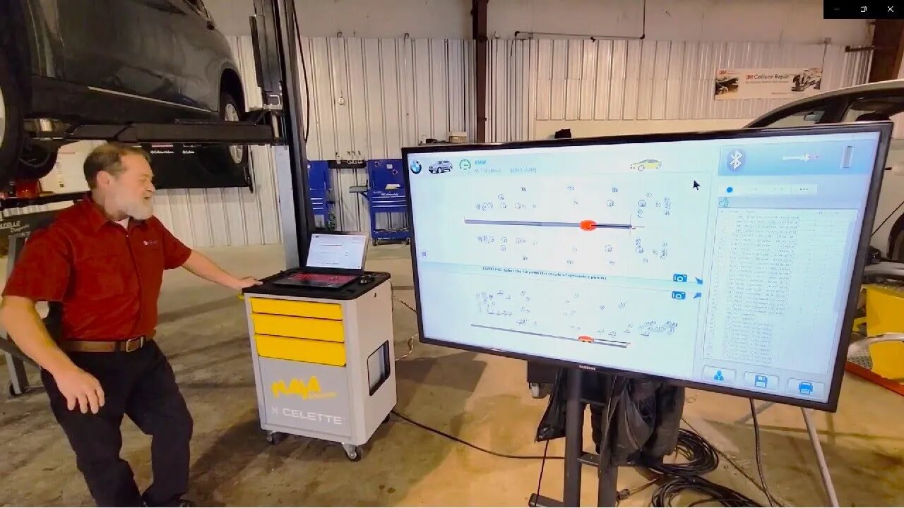 Electronic Measuring System NAJA 3D Rail Setup and Calibration