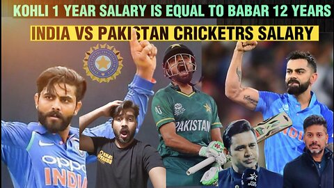 Indian vs Pakistan cricketrs salary