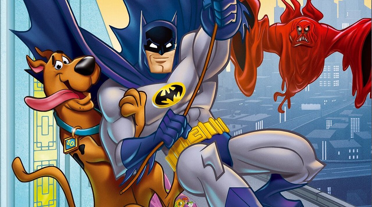 Scoby dubi dubi du cartoon with batman