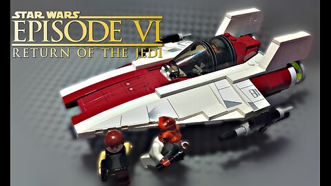 LEGO Star Wars - A-Wing Starfighter (75003) - Review + Upgrade (2016)